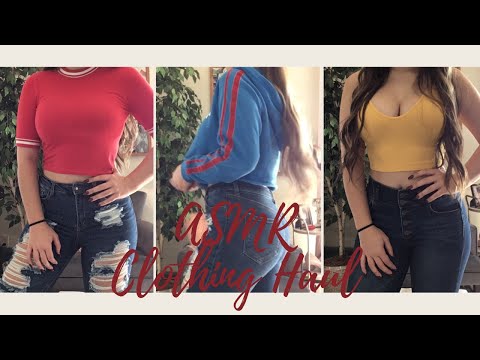 [ASMR] Clothing Haul *FABRIC SOUNDS*