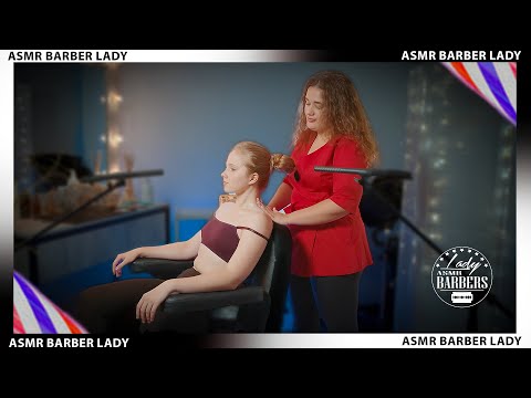 💈 ASMR Hair and Scalp Massage by Barber Lady Elle