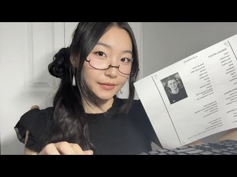 [ASMR] Matchmaker Roleplay💘Asking Questions, Keyboard Typing Sound, Paper Sound, Soft Spoken