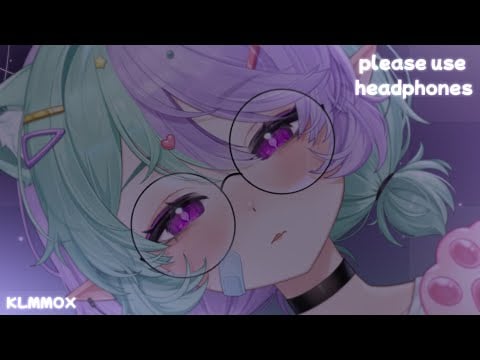 [ASMR] 20 minutes of sweet kisses from a kitty girl ~