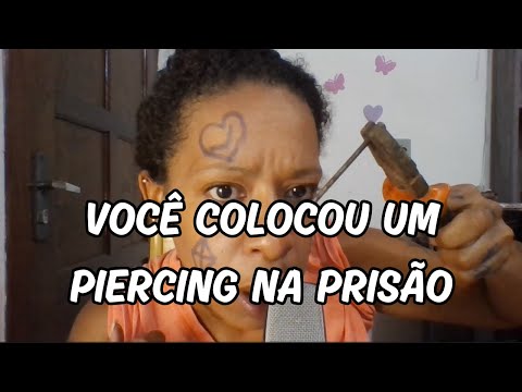 COLOCANDO UM PIERCING MUITO ORIGINAL EM VOCÊ #asmr  #humor