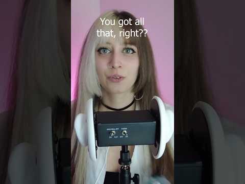 ASMR 💗this is a verbal agreement #asmr #asmrearcleaning #deepearcleaning #waterasmr