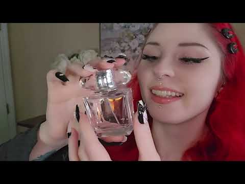 ASMR My Favorite Perfumes | Tapping, Scratching, Whispering, Spritzing, and Spraying