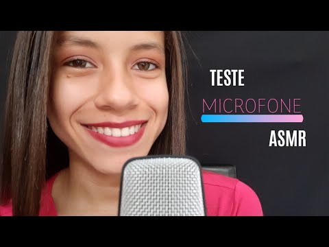 (ASMR PORTUGUÊS) TESTE NOVO MICROFONE| SOFT SPOKEN|MOUTH SOUNDS| WHISPERS...