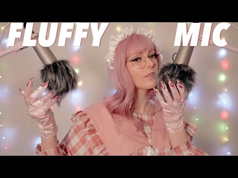 [ASMR] TINGLY Fluffy Mic Sounds & Sleepy Whispers (JP/ENG)