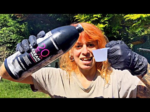 DIY Bleaching my hair BLONDE (for Brad Mondo 😉) ASMR Whisper, soft spoken and relaxing sounds 💇‍♀️🕊️