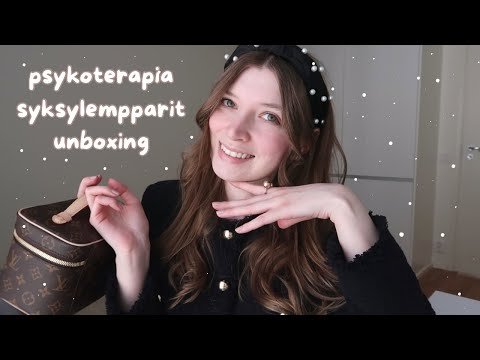 ASMR suomi | Unboxing & syksysuosikit, psykoterapia ja muutto ulkomaille - kokoelma