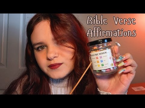 Close Up Whispered Bible Verse Affirmations | ASMR