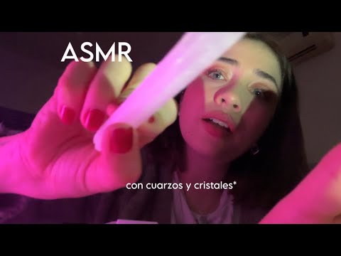 ASMR con cuarzos & cristales ✨💎💗 para cuando te sientas triste, RELÁJATE profundamente 😴💤