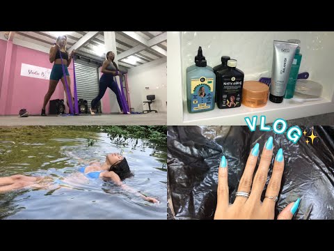 ASMR VLOG - Pilates | Pintei o cabelo e etc…