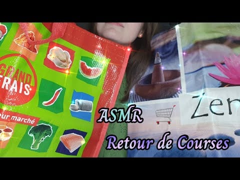 #ASMR FR 🛒 Retour de Courses (Super U et Grand Frais) Déclencheurs