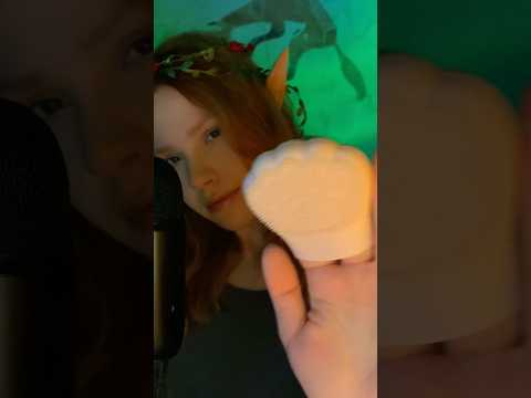 Elf Girl’s Forbidden Beauty Ritual… On YOU 😳✨ #asmr #shorts