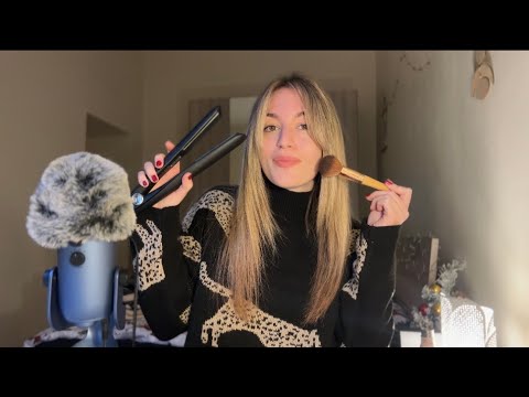 MI TRUCCO CON VOI 💇‍♀️ get ready with me (asmr ita)