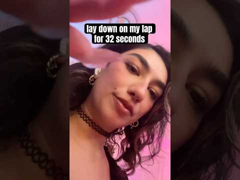 POV you’re laying on my lap 💕 #asmr #personalattention
