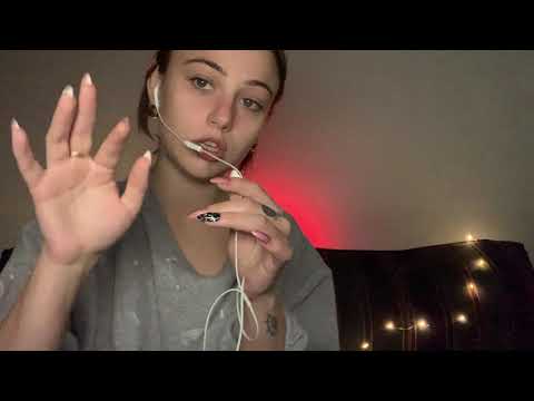 ASMR w/ Long Nails | Invisible Scratching, Brushing, Up Close Personal Attention | Lofi