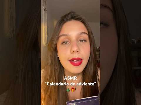 Acompáñame a abrir este calendario de adviento | ASMR 🎄🎁 #relax #susurrando