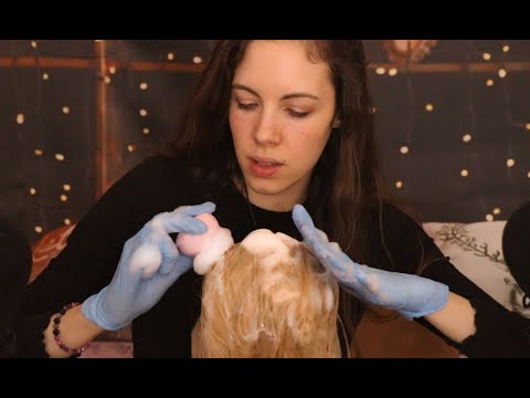 ASMR | Relaxing Tingly Scalp Treatment & Shampooing