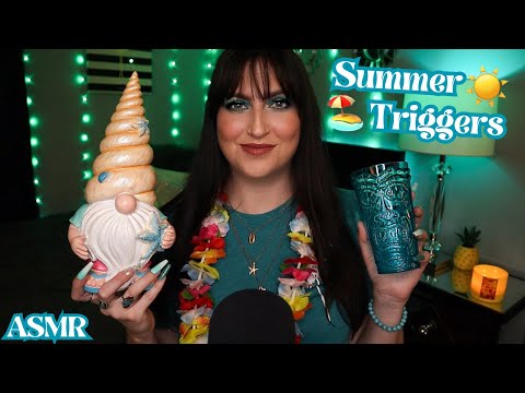 ASMR | Summer Themed Trigger Assortment ☀️🏖️