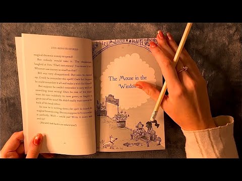 😴 ASMR - 📖 Reading you short children’s Stories to SLEEP - Close Clicky Whispers