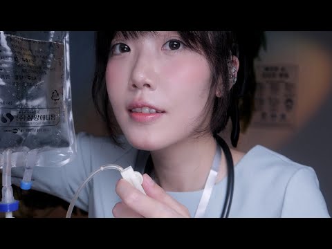 ASMR 열사병 환자 간호와 치료 병실 속 다정한 힐링 케어 Heatstroke Nurse RP