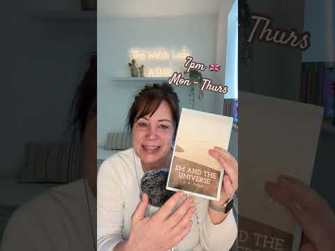 Live ASMR reading this evening #whisperedreading #asmr