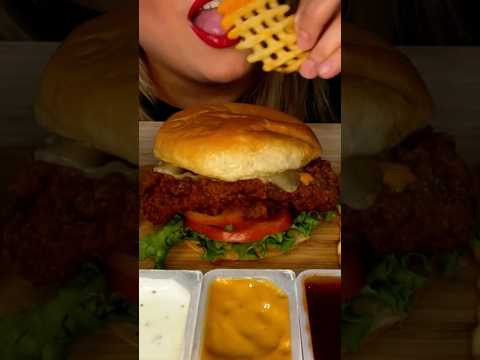 EATING CHICK-FIL-A #chicken #asmr #food #mukbang