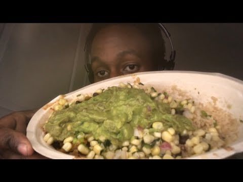 ASMR Chipotle Burrito Bowl Review