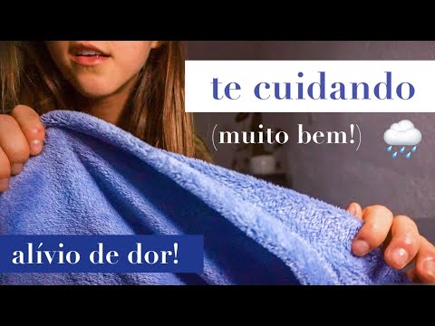 ASMR durma SUBITAMENTE aos meus cuidados - alívio de dor, massagem, carinho e mais!