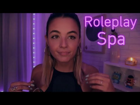 ASMR SPA ROLEPLAY 🧖‍♀️  LIMPIEZA Y MASAJE FACIAL 🧼 | ASMR ESPAÑOL