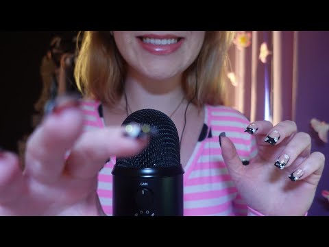 Touching your face with different triggers | no eye contact | Sleep ASMR