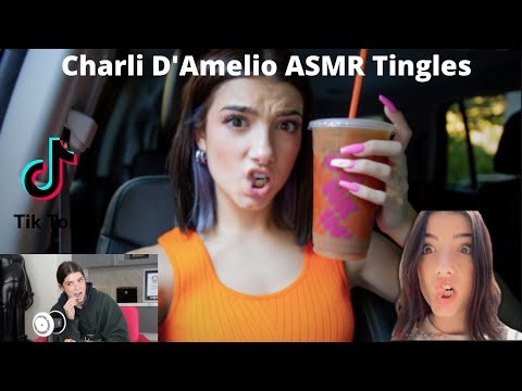 Charli D'Amelio ASMR | Tapping & Eating