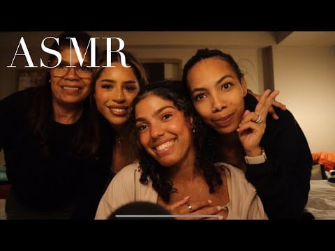Family tries ASMR for the first time!!! (hotel edition)