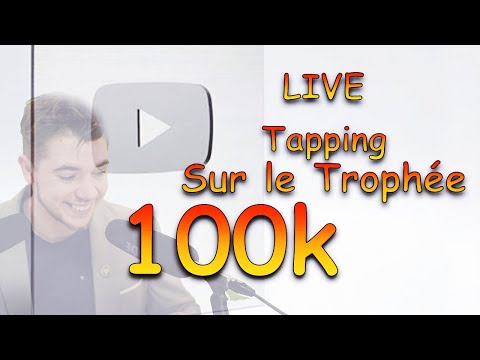 Asmr LIVE fr Tapping sur mon trophée 100K ! ( + Role play impro )