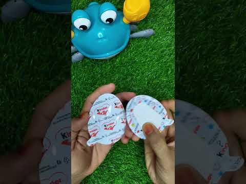 kinder joy surprise egg #kinderjoy #reels #chocolate #shorts #toys #gems