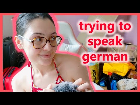 ASMR speaking german (or trying to)