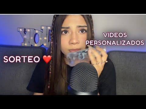 ASMR Español / SORTEO DE VIDEOS PERSONALIZADOS  para ti / Necesito tu ayuda