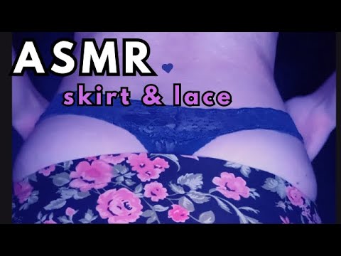 ✨ASMR | Skirt & lace scratching | fabric scratching sounds | No Talking