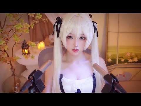 ASMR Tongue Flutters & Mouth Sounds on Yeti | ASMR | 口腔声音和敲击