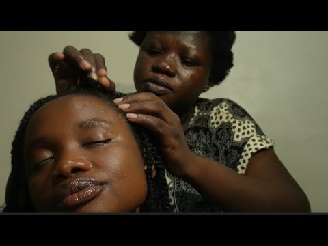 ASMR Relaxing Scalp Check, Scratching & Gum Chewing For Sleep 😴