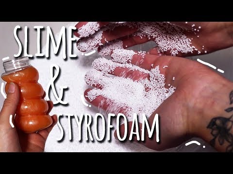 SLIME & STYROFOAM ASMR (No talking)