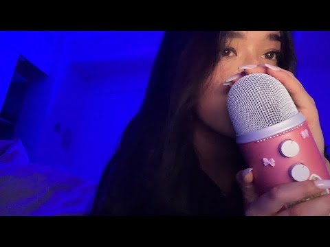 ASMR Whispering, Gum Chewing, & Tapping