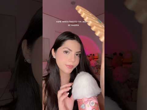 maquillándote con objetos de madera🫶🏻 #asmr #asmrmakeup #asmrmaquillaje #asmrtoys #asmrroleplay