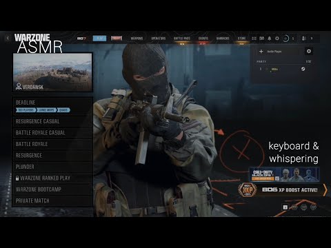 [ASMR Warzone] back with some chill gameplay ♡ keyboard & whispering 