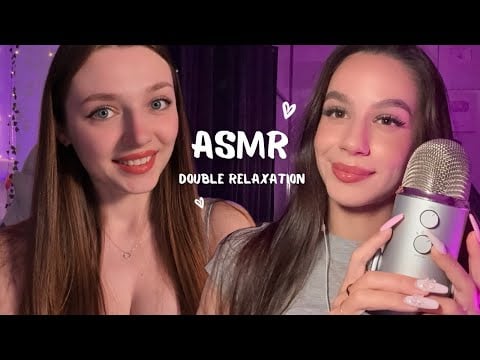 ASMR Double Relaxation with Kaitlyn Fall Asmr 🧸🤍