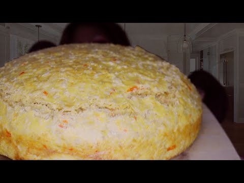 HOMEMADE PEPPER LOAF ASMR EATING SOUNDS