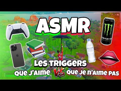 ASMR Français • LES TRIGGERS QUE J’AIME VS LES TRIGGERS QUE JE DÉTESTE POUR T’ENDORMIR 😴