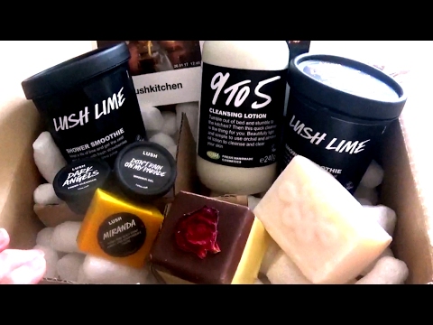 LUSH Unboxing! Black Magic & Lime Smoothie 😍