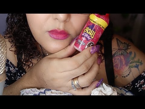ASMR Comiendo Lucas Muecas de cereza 🍒