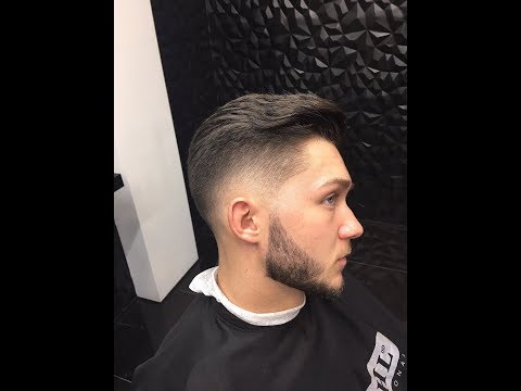 2019 мужская стрижка | Men haircut плавный переход| low fade|классическая стрижка| classic haircut