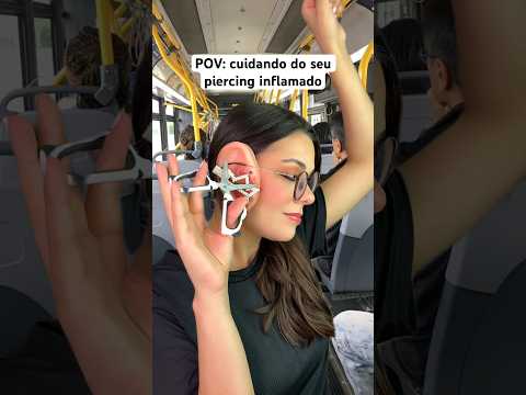 POV: cuidando do seu piercing inflamado #asmr #asmrsounds #humor #shorts